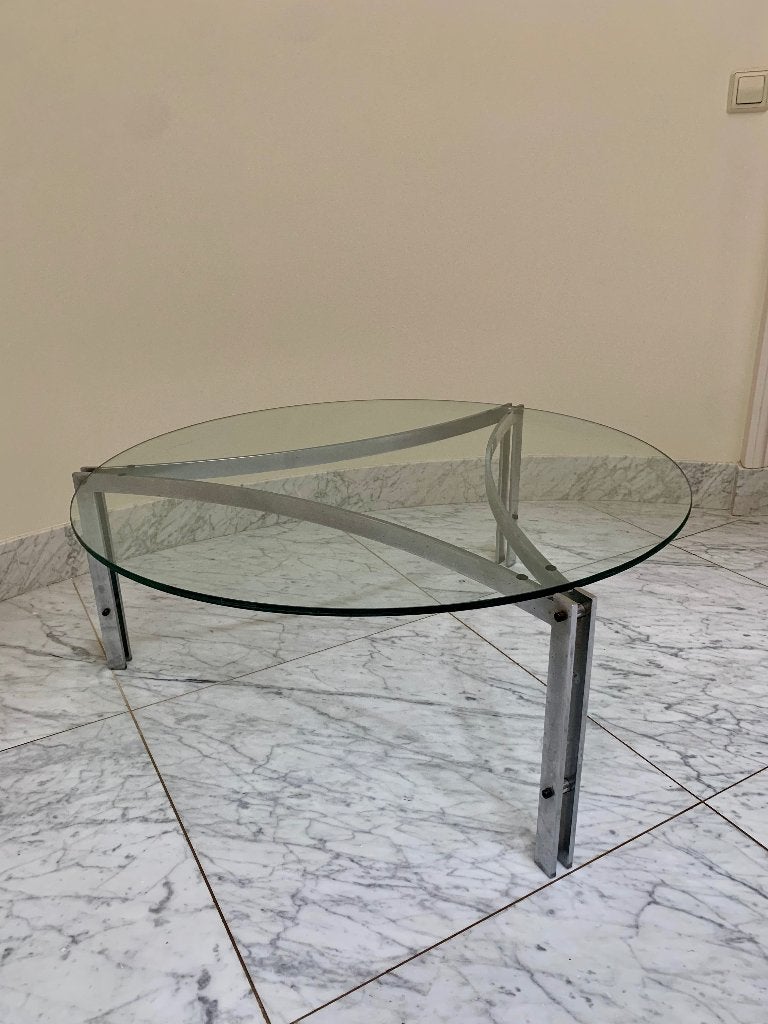 Vintage jaren ‘70 Italiaanse salontafel, Huis en Inrichting, Ophalen, Gebruikt, 50 tot 100 cm, Rond