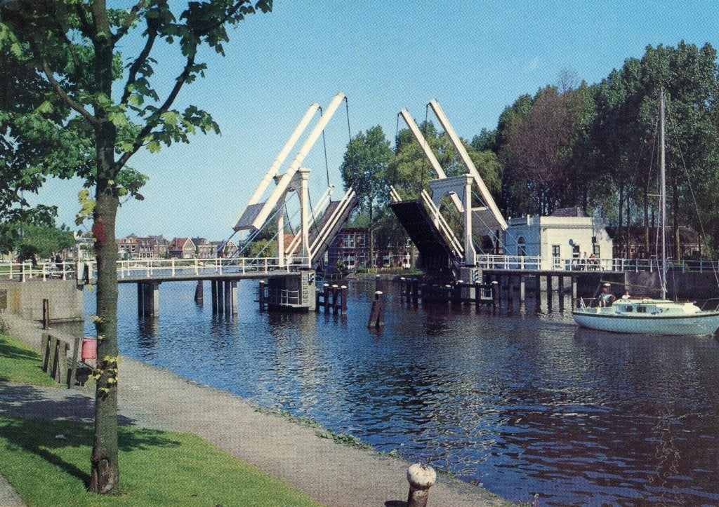 WEESP Vecht met Brug, Verzamelen, Verzenden, 1960 tot 1980, Gelopen, Noord-Holland