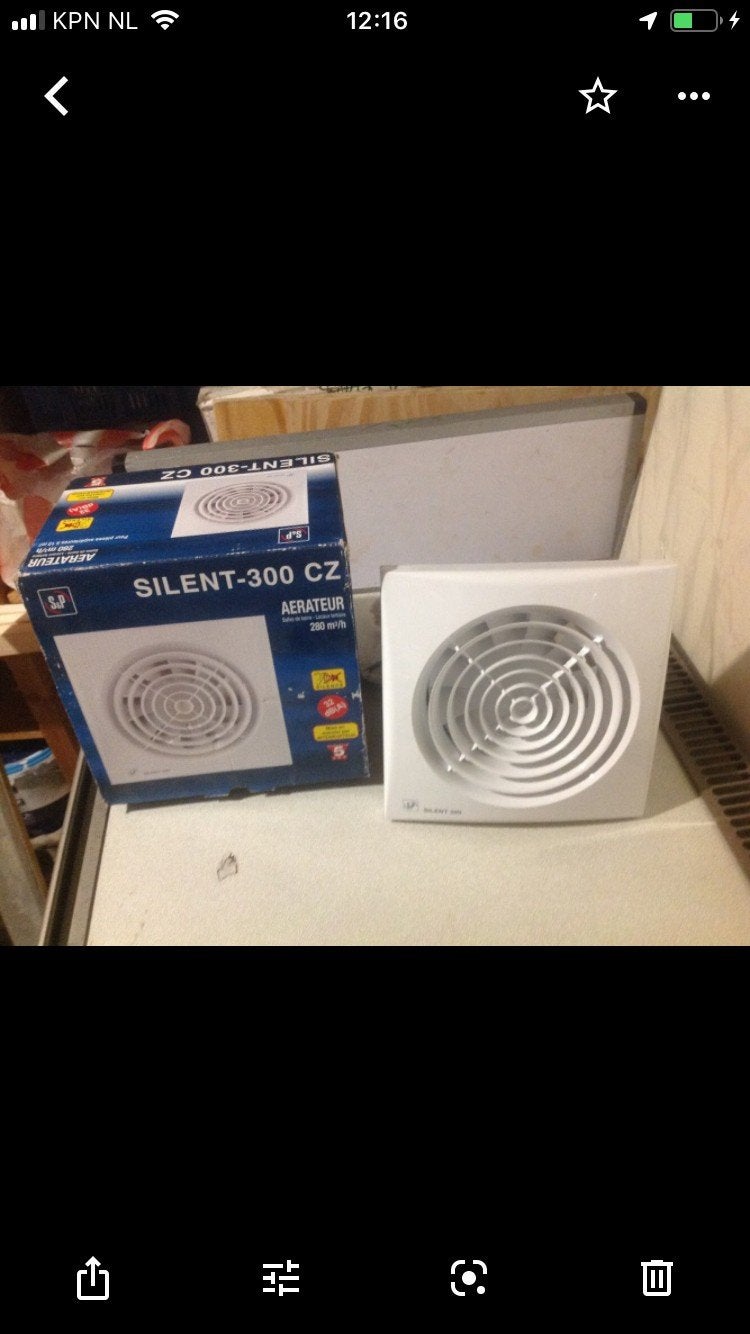 Badkamerventilator SILENT-300 CZ, Minder dan 60 m³, Nieuw, 3 snelheden of meer, Ophalen of Verzenden