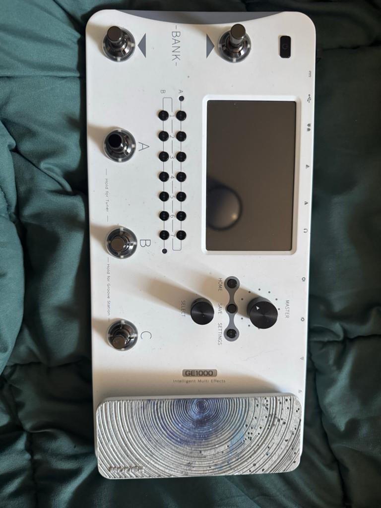 Mooer GE1000 Multi-effectpedaal met adapter en doos, Muziek en Instrumenten, Effecten, Ophalen of Verzenden, Zo goed als nieuw
