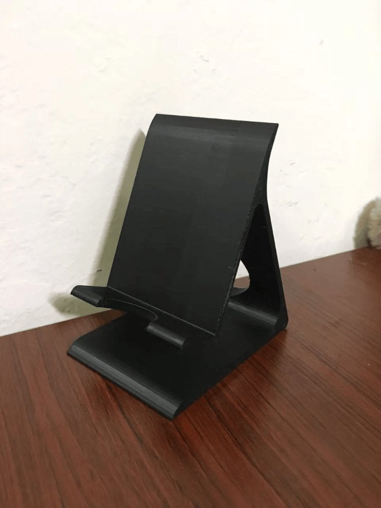 Foto 3 van Minimalistische telefoonstandaard – Zwart
