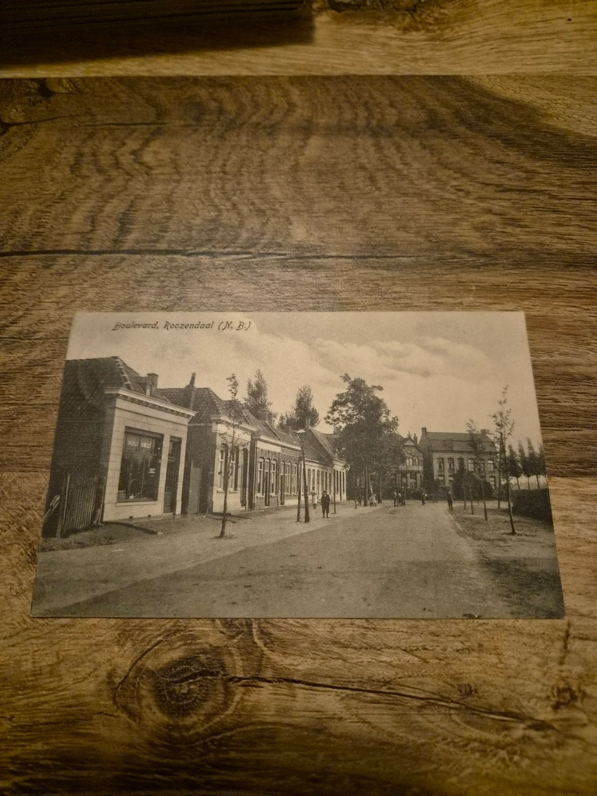 Oude Ansichtkaart Roosendaal Boulevard (N.B.), Verzamelen, Ansichtkaarten | Nederland, Ophalen of Verzenden