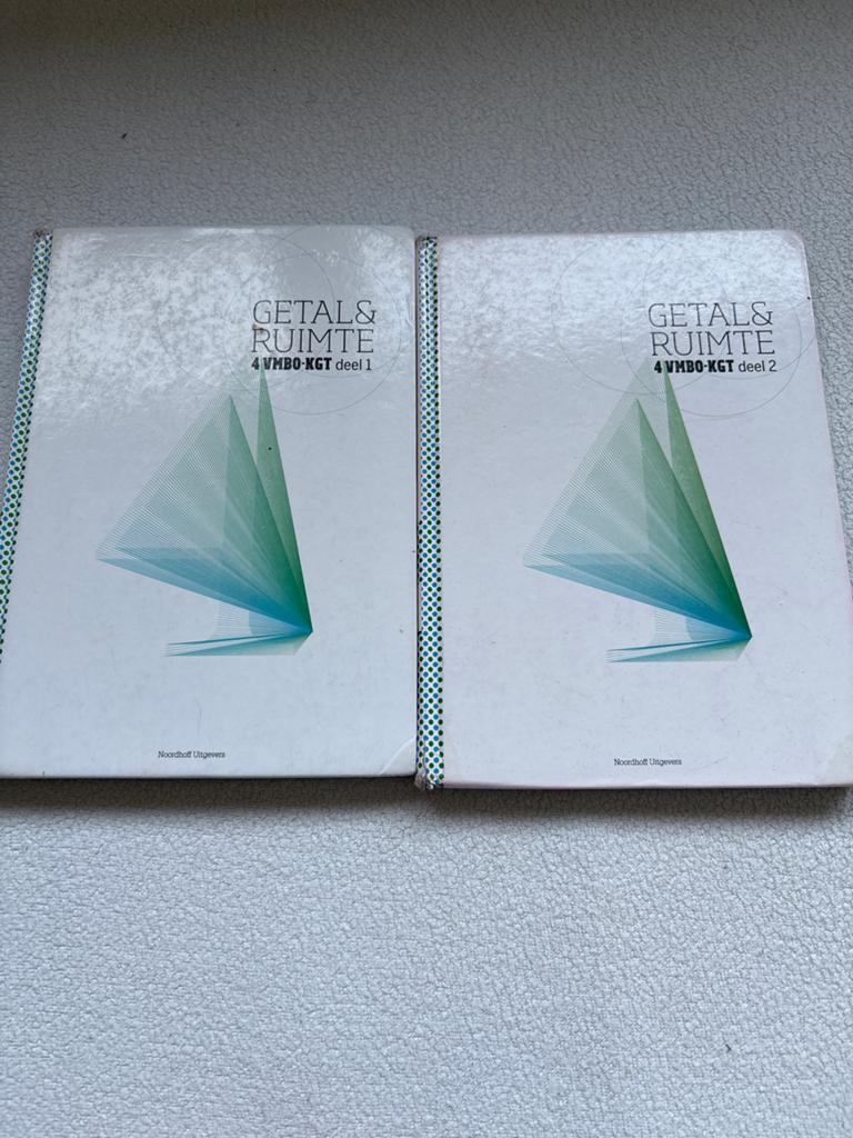 Getal & Ruimte 4 VMBO-KGT deel 1 & 2 Wiskunde, Verzenden, Gelezen, VMBO, Wiskunde A