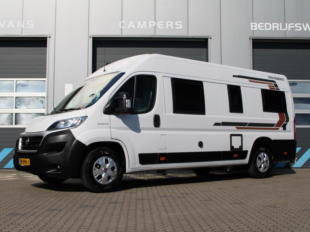 Weinsberg CaraBus 640EB Enkele bedden Busbiker Zonnepaneel, Caravans en Kamperen, Campers, Koelkast, Fiat, Tot en met 2, Bedrijf