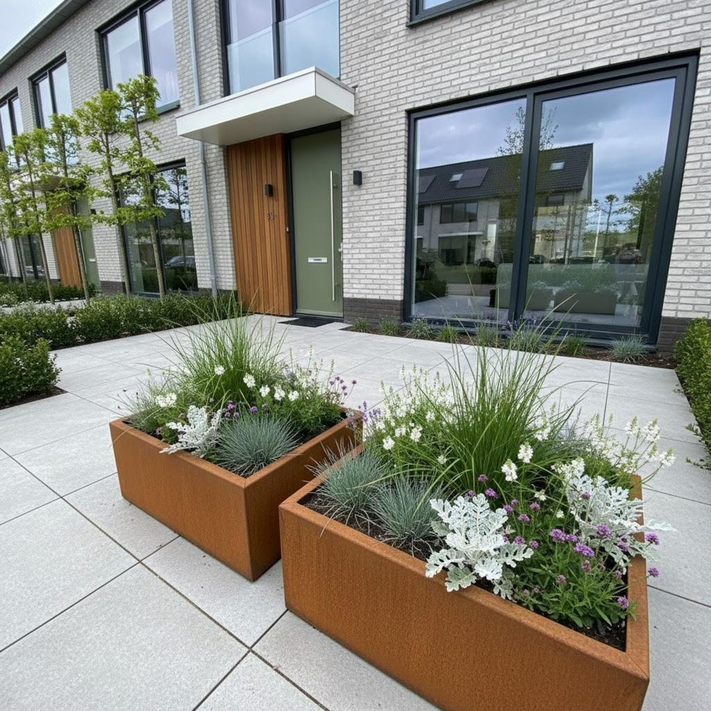 Plantenbakken, Staptegels, Deurluifels & borderranden, Tuin en Terras, Verzenden, Nieuw, Metaal, Tuin
