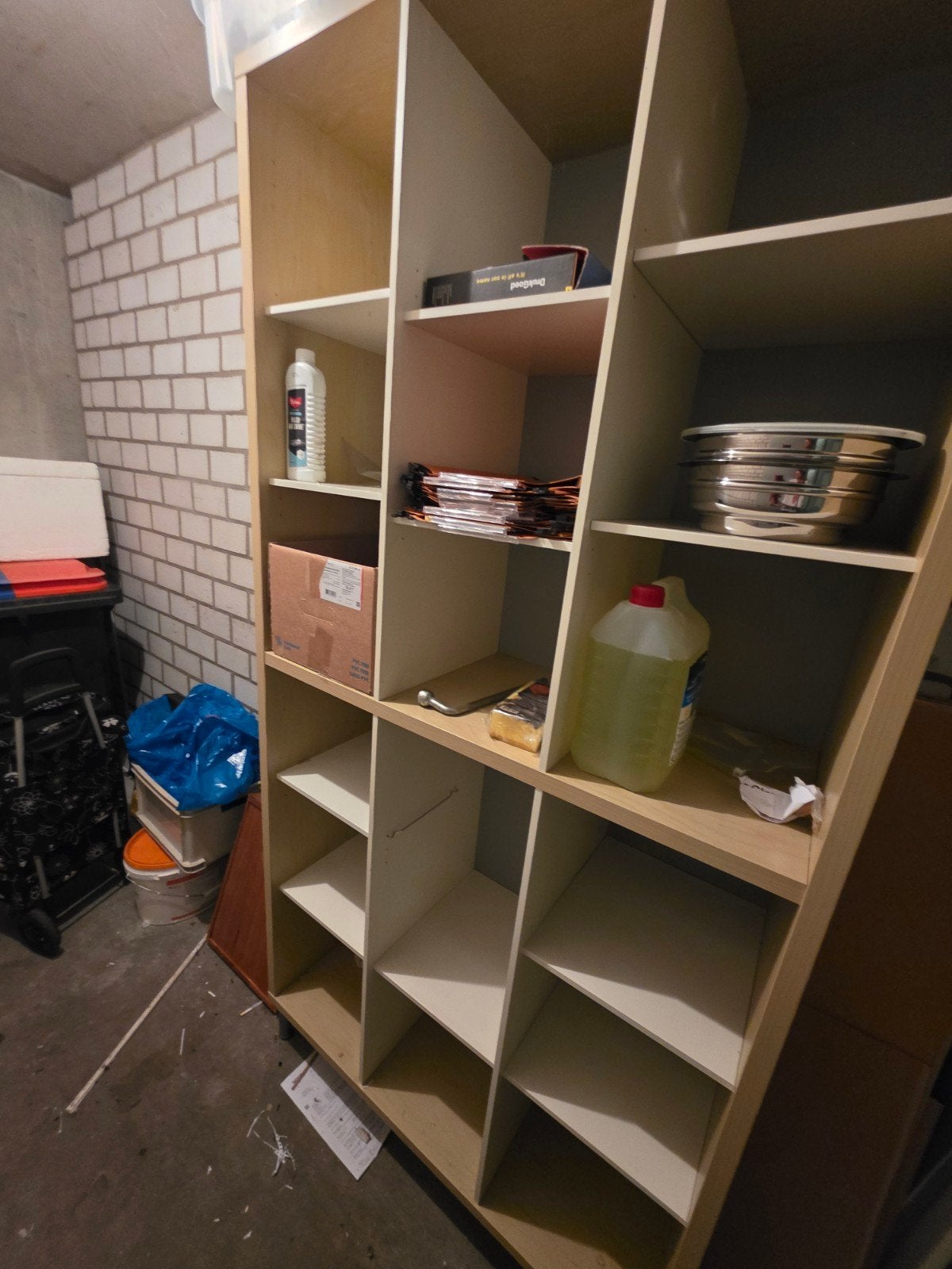 vakkenkast, Ophalen, Gebruikt