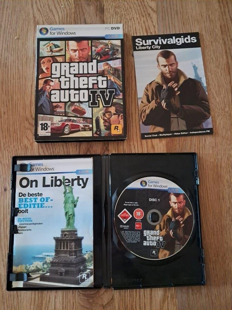 Grand Theft Auto IV – GTA 4 – PC – originele uitgave, Spelcomputers en Games, Avontuur en Actie, 1 speler, Ophalen of Verzenden