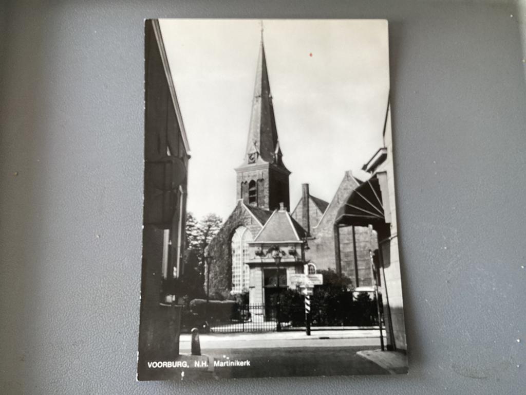 Voorburg. N.H. Martinikerk., Verzamelen, Ansichtkaarten | Nederland, Ophalen of Verzenden, Zuid-Holland