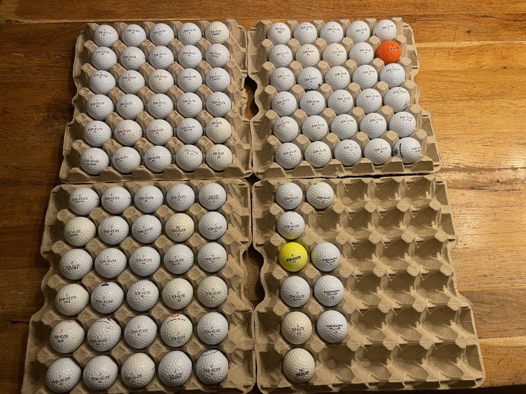 100 Golfballen Top Flite. Prima staat., Ophalen, Gebruikt, Bal(len), Overige merken