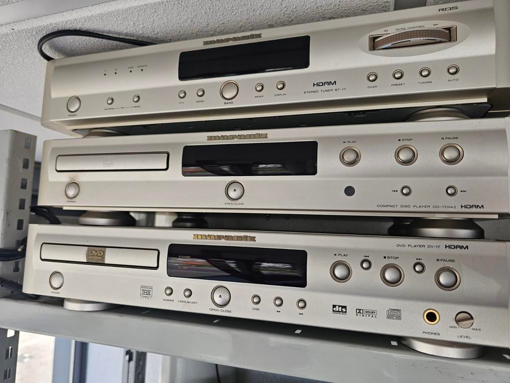 Marantz ST-17, CD-17MKII & DV-17 Set - High-End Audio, Audio, Tv en Foto, Cd-spelers, Ophalen, Zo goed als nieuw, Marantz