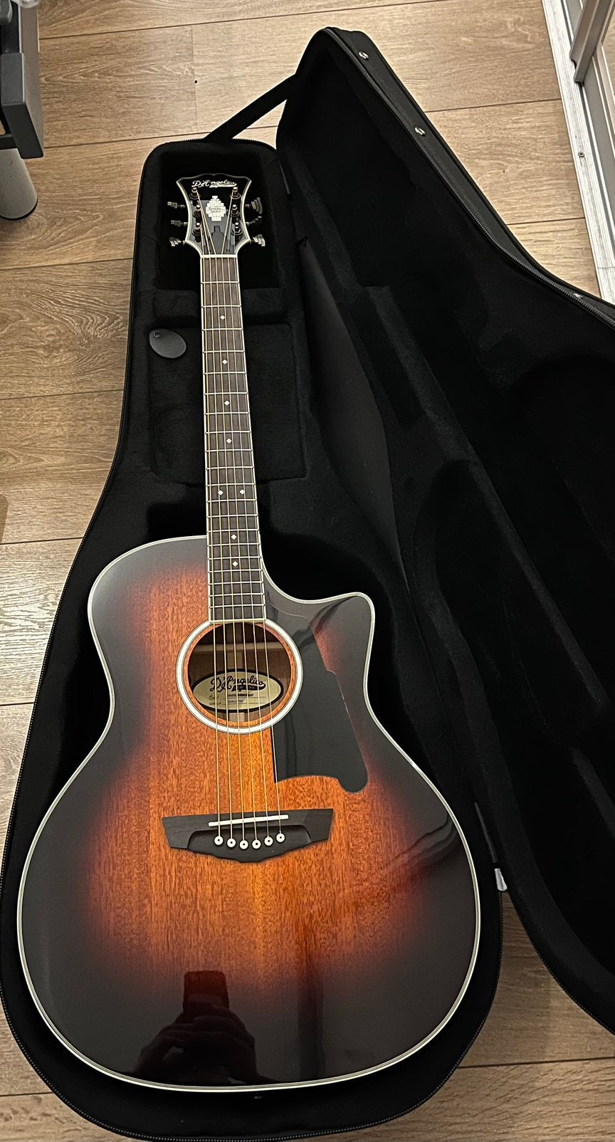 D’angelico Excel Gramercy allsolid, Ophalen, Zo goed als nieuw, Western- of Steelstringgitaar