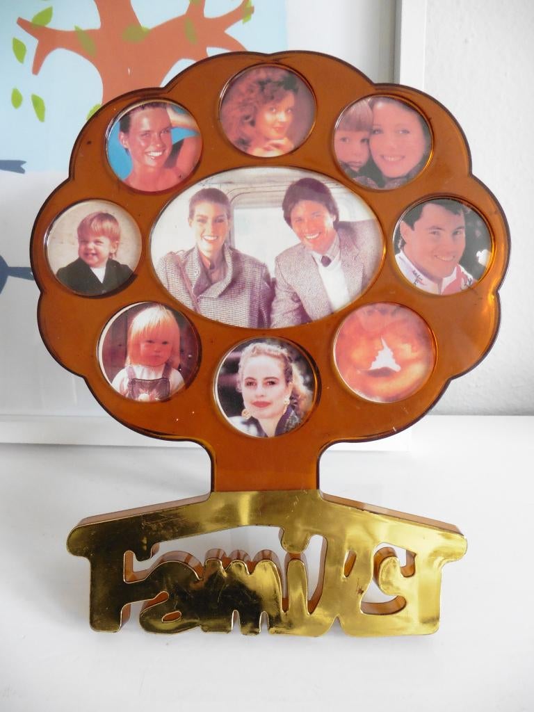 Fotoboom retro seventies fotolijst vintage, Minder dan 50 cm, Ophalen of Verzenden, Zo goed als nieuw, Foto of Poster