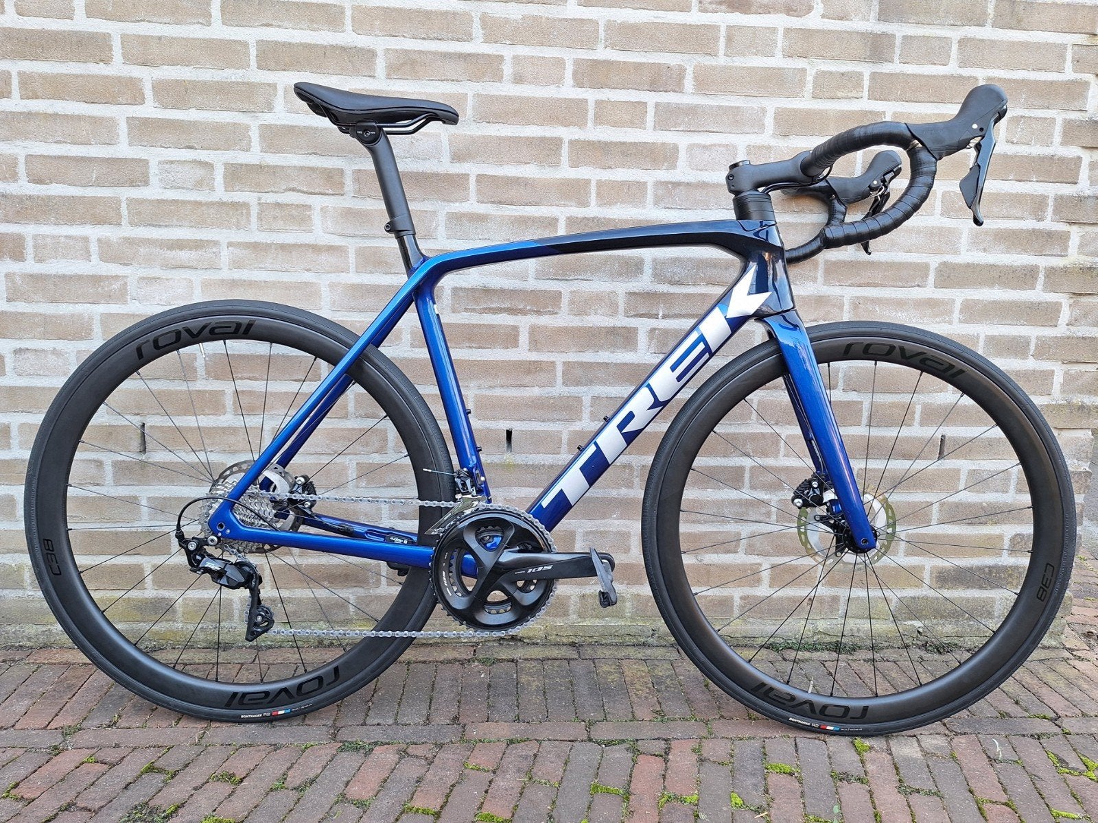 Trek Emonda SL5 Carbon (Maat 56) | Roval C38 Carbon Wielen, Fietsen en Brommers, 28 inch, Carbon, Heren, Zo goed als nieuw