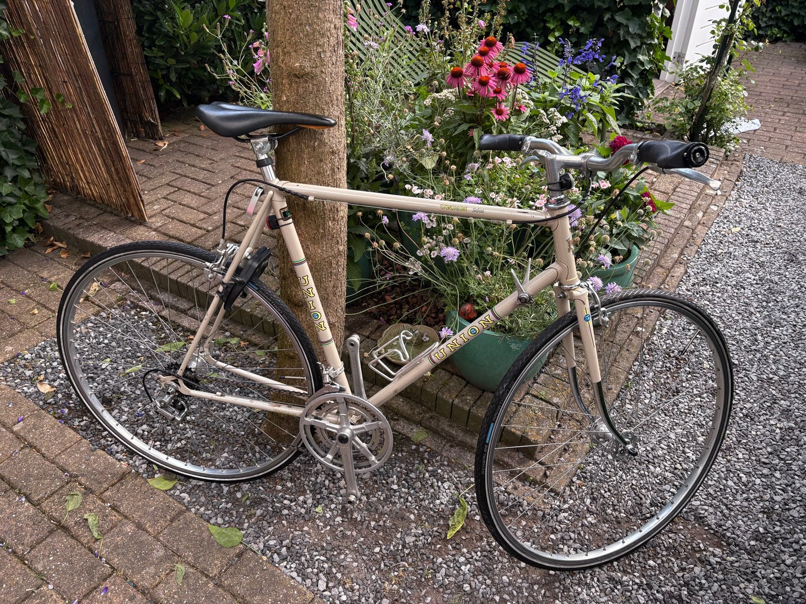 Union Sakai racefiets/stadsfiets - Retro Vintage model, Fietsen en Brommers, Fietsen | Racefietsen, 28 inch, Gebruikt, Staal, 15 tot 20 versnellingen