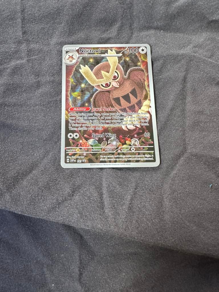 Pokémon card kaart Noctowl, Ophalen of Verzenden, Zo goed als nieuw