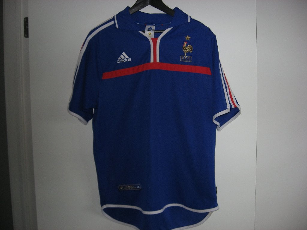 Voetbal Shirt Origineel Frankrijk 2000 Adidas, Sport en Fitness, Voetbal, Maat L, Ophalen, Nieuw, Shirt