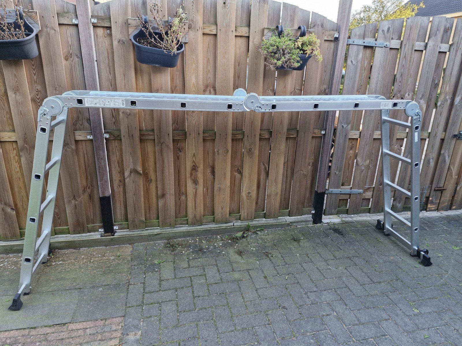 Multifunctionele aluminium ladder - Opvouwbaar, Doe-het-zelf en Verbouw, Ophalen