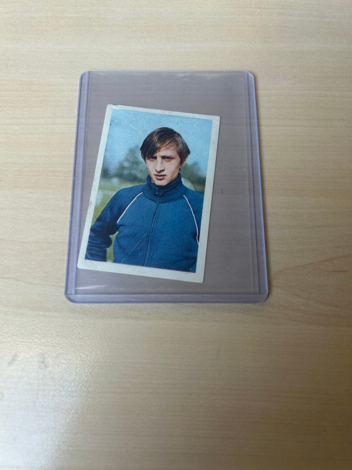 Johan Cruyff Ajax Spelerskaart -  Vanderhout rookie 1969, Ophalen of Verzenden, Zo goed als nieuw, Ajax, Spelerskaart