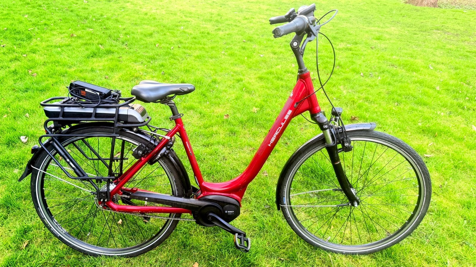 I.g.st goede mooie Elektrische fiets Hercules Roberta 50cm, Gebruikt, 51 tot 55 cm, 50 km per accu of meer, Ophalen
