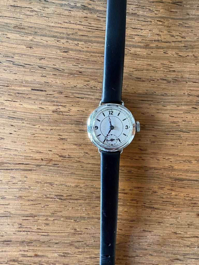 Vintage dameshorloge, Sieraden, Tassen en Uiterlijk, Horloges | Dames, Overige merken, Staal, Gebruikt, Staal