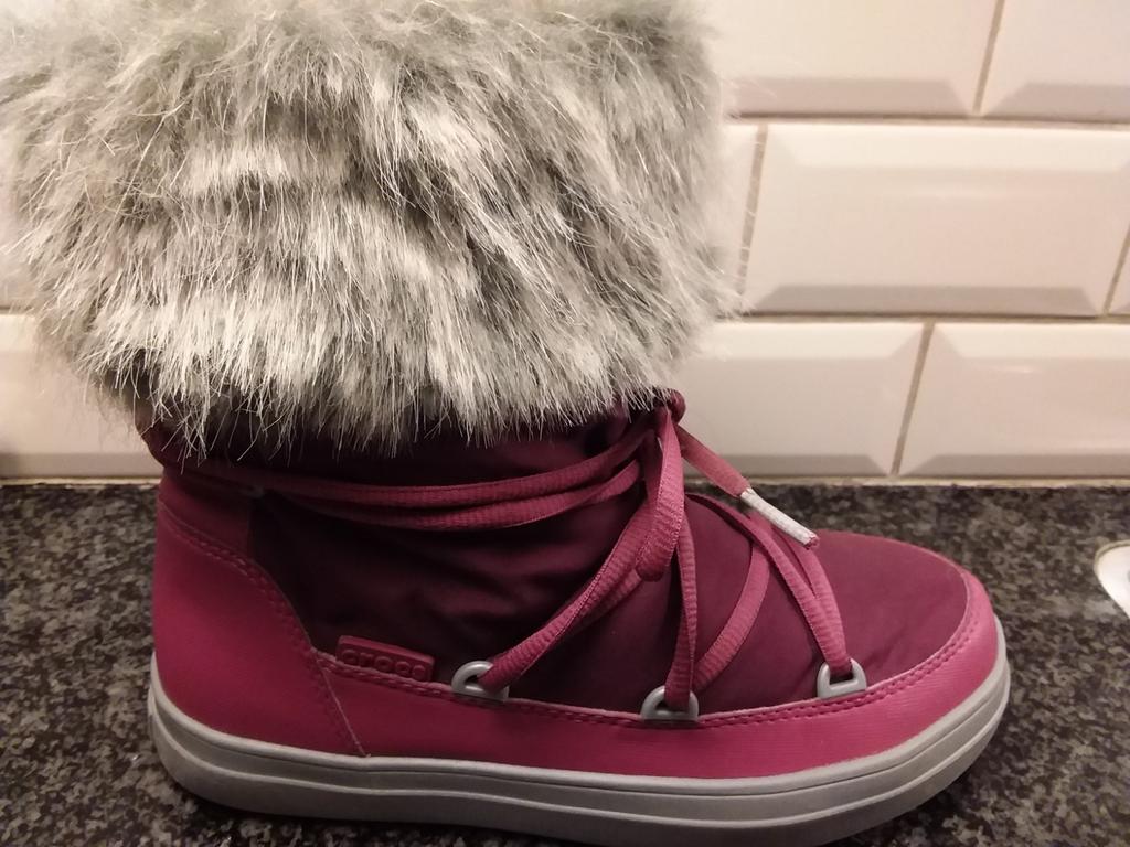 Crocs boots. Maat 37/38, Ophalen of Verzenden, Zo goed als nieuw, Roze