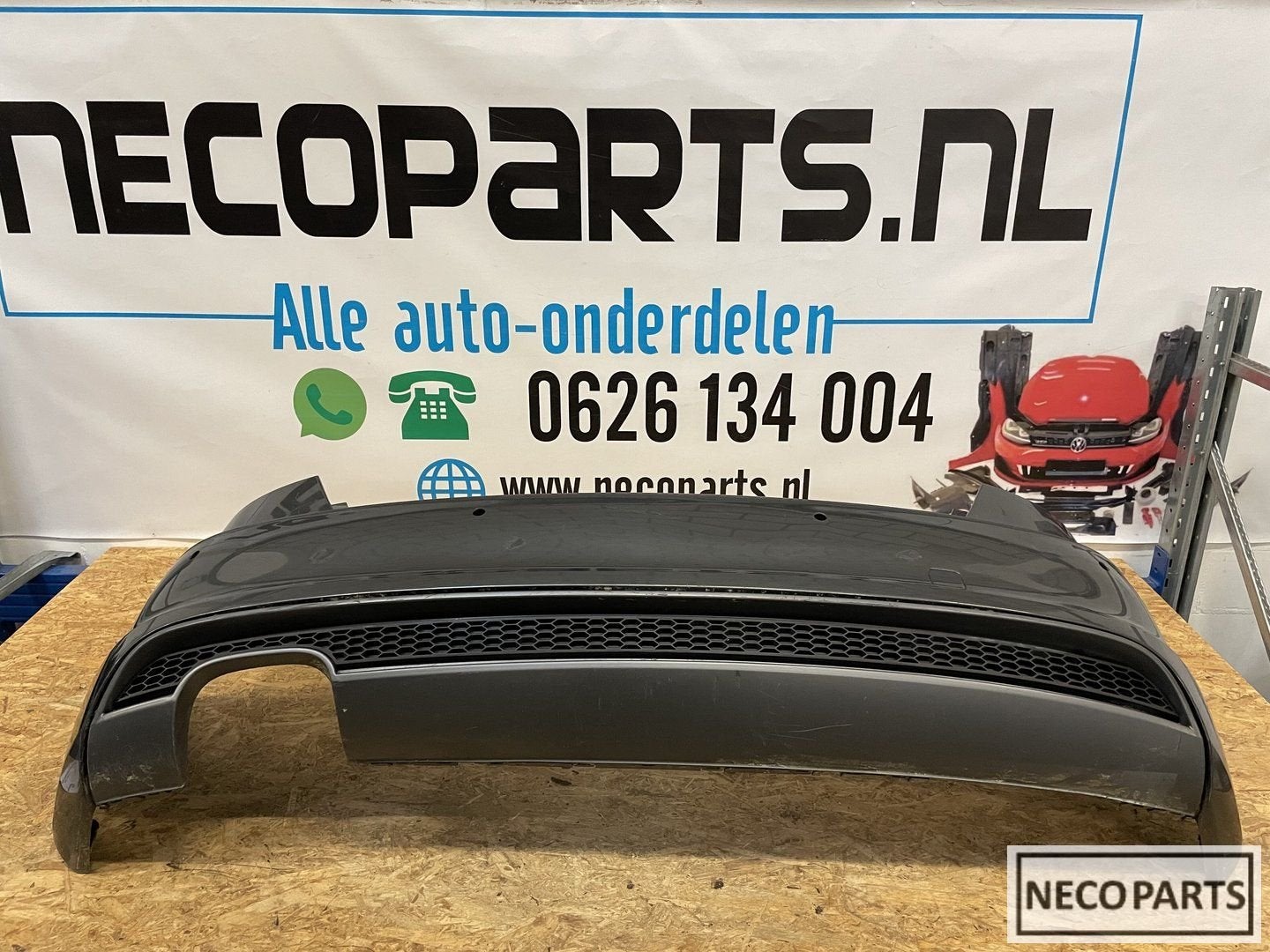 BUMPER AUDI A3 8V 8V4 SPORTBACK S LINE ACHTERBUMPER, Gebruikt, -, -, -