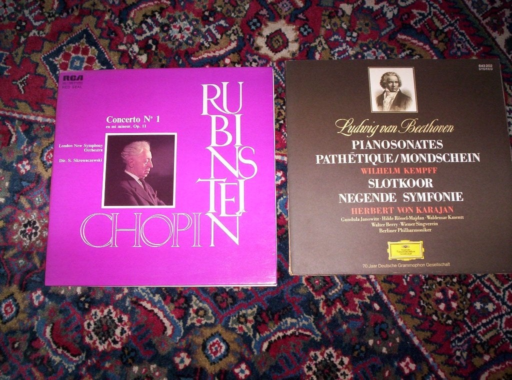 Elpee's van Chopin en Beethoven, Ophalen of Verzenden, Gebruikt