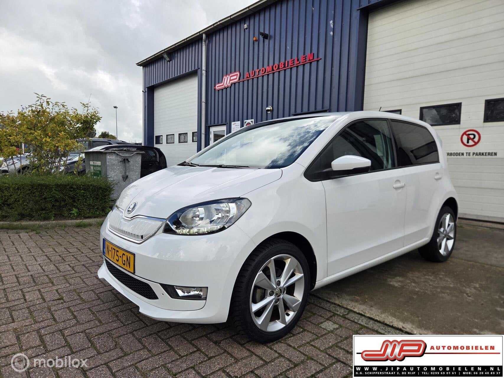 Skoda Citigo e-iV EV Style, Auto's, 83 pk, 260 km, Wit, Te koop