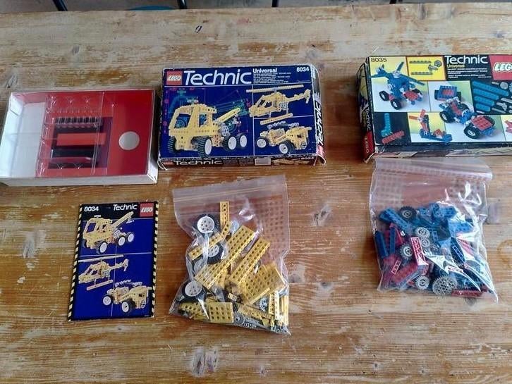 Lego technic universal set 8034 en 8035, Ophalen of Verzenden, Zo goed als nieuw