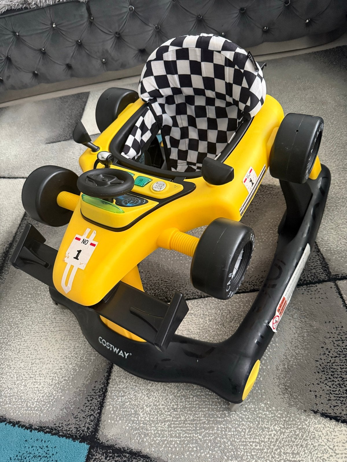 Loopstoel voor baby's - Formule 1 raceauto design, Ophalen of Verzenden, Zo goed als nieuw