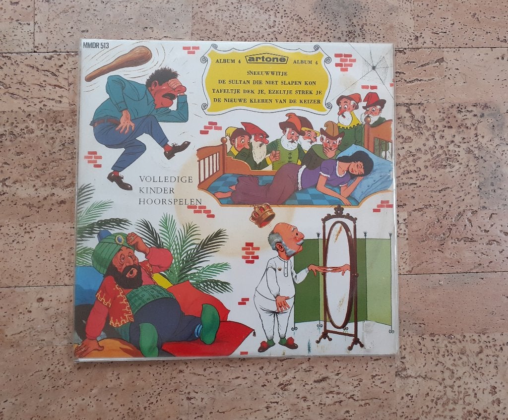 LP plaat sprookje hoorspel jaren 60 Artone album 4 MMDR 513, Cd's en Dvd's, Vinyl | Kinderen en Jeugd, 10 inch, Inclusief binnenhoes