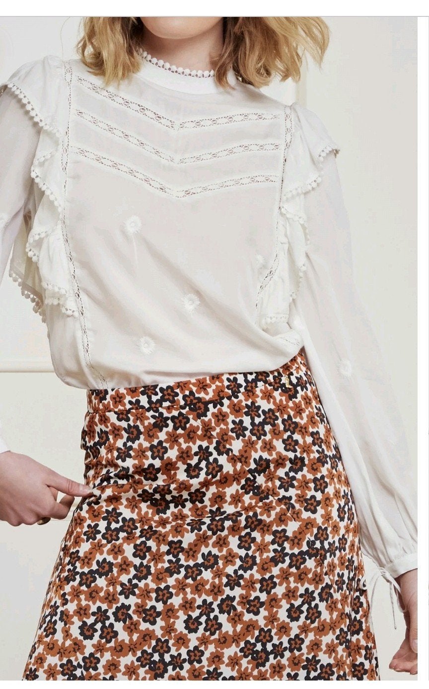 Fabienne Chapot Pomme top/ blouse maat 42 *nieuw *, Kleding | Dames, Beige, Maat 42/44 (L), Nieuw, Ophalen of Verzenden
