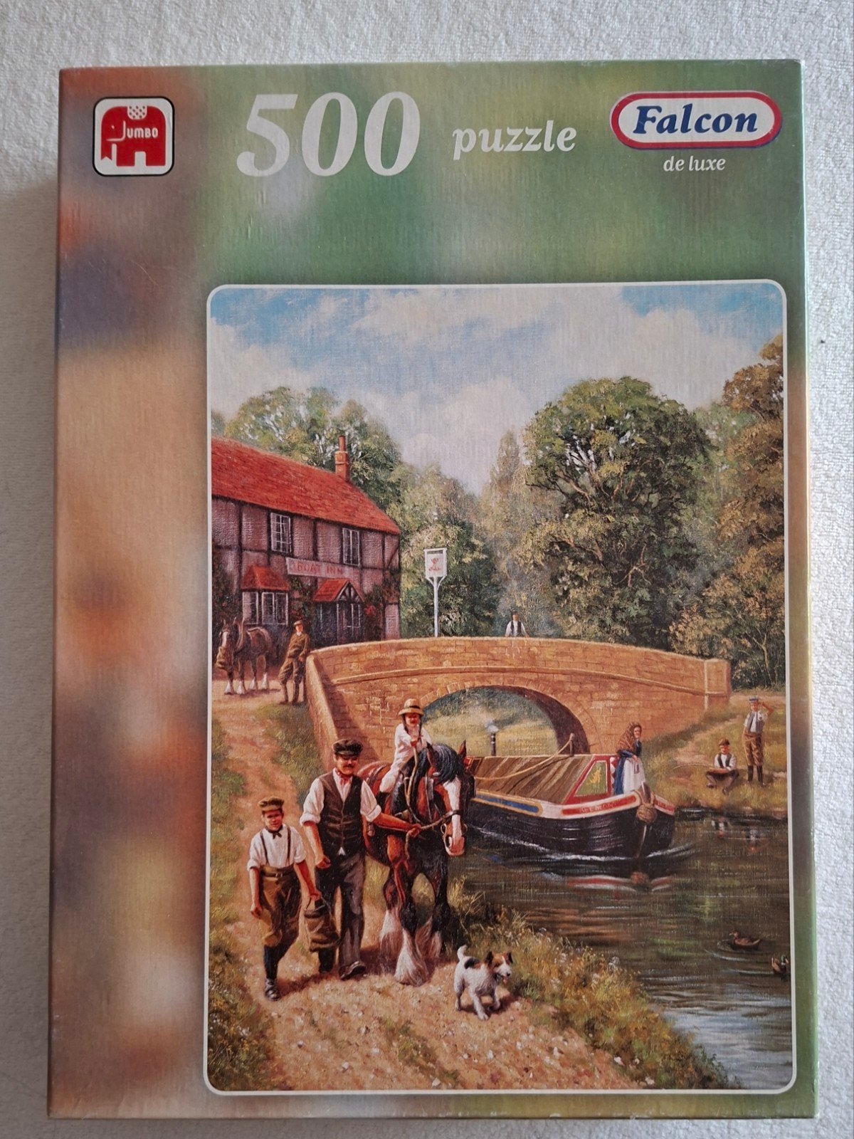 legpuzzel Jumbo / Falcon de luxe - 500 stukjes, Ophalen of Verzenden, 500 t/m 1500 stukjes, Zo goed als nieuw, Legpuzzel