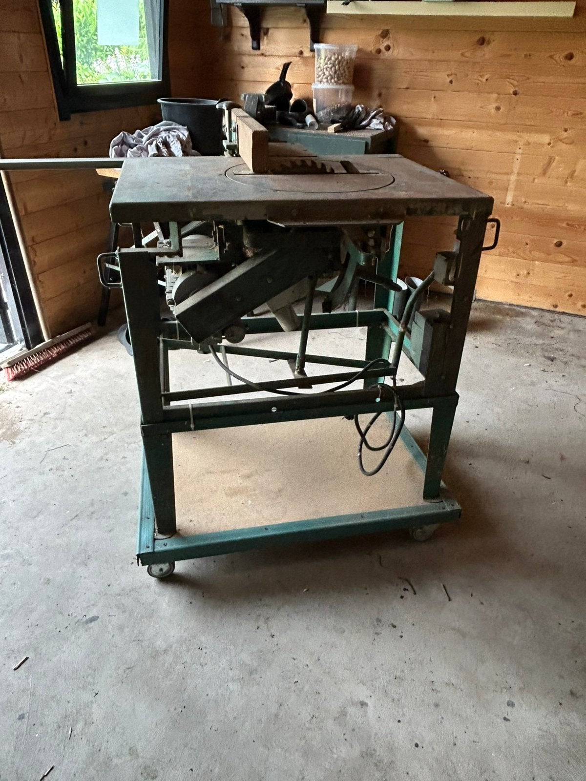 Zaagtafel, Ophalen, Gebruikt
