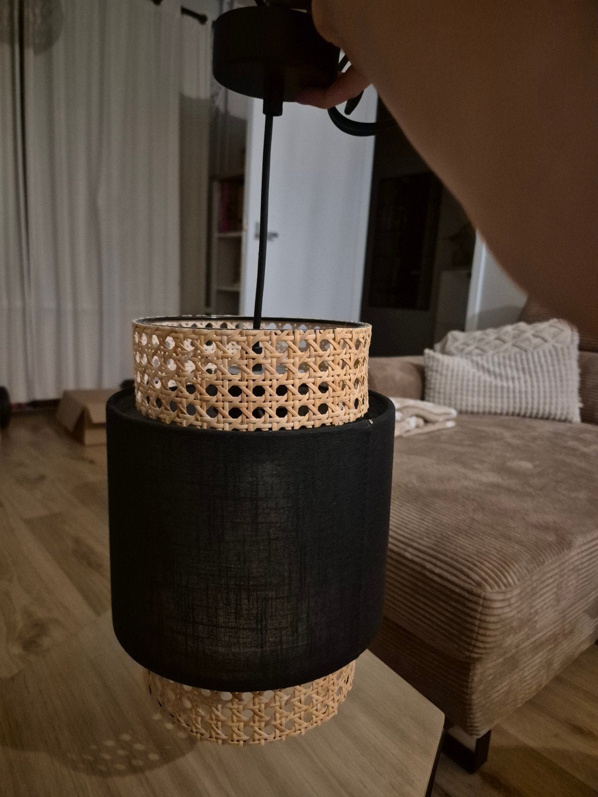 Hanglamp, Ophalen