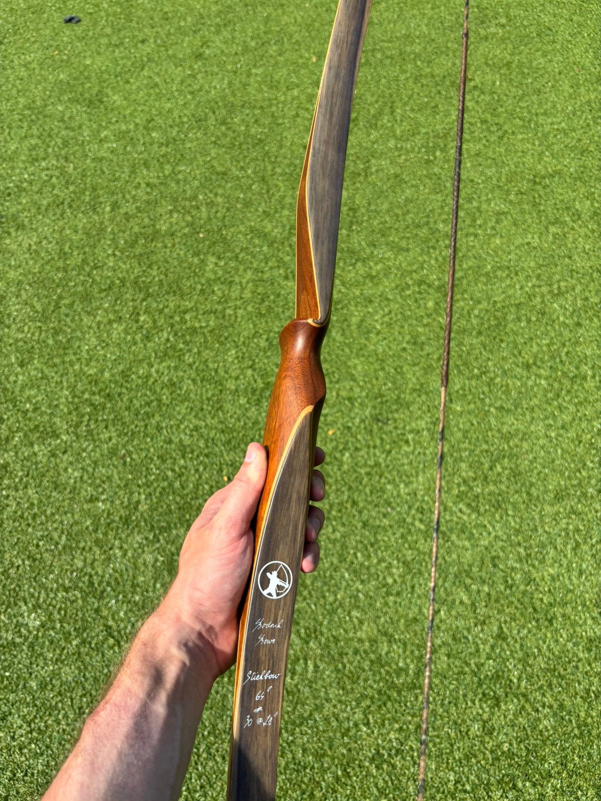Bodnik Stickbow 30 lbs, Ophalen of Verzenden, Zo goed als nieuw, Longbow