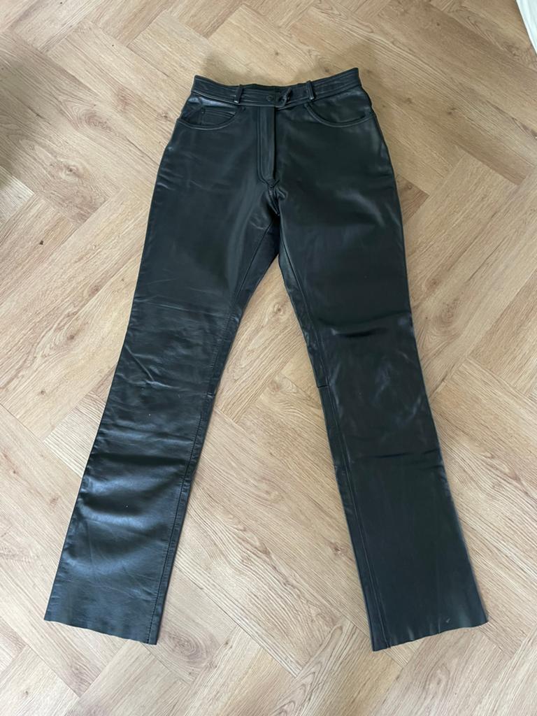 RICHA leren dames motorbroek, Zwart, Maat 42/44 (L), Nieuw, Ophalen of Verzenden