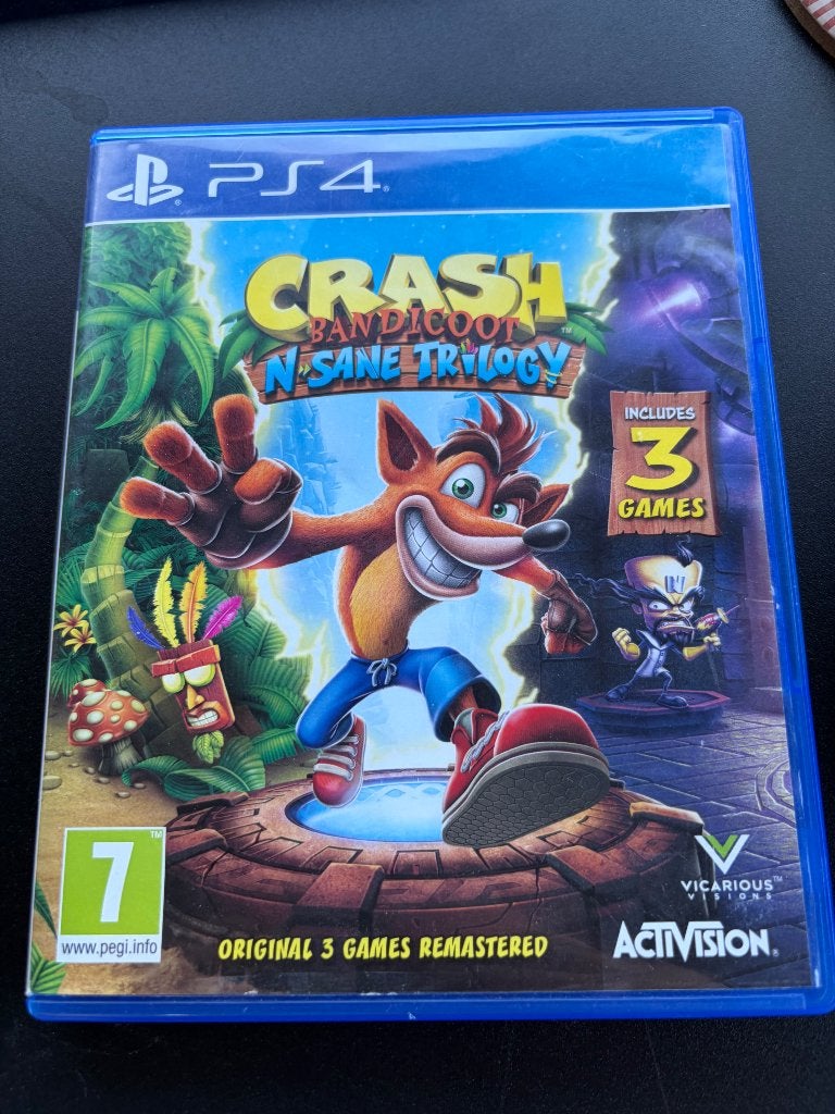 Crash Bandicoot n sane trilogy, Spelcomputers en Games, Games | Sony PlayStation 4, Avontuur en Actie, Gebruikt, 1 speler, Ophalen of Verzenden