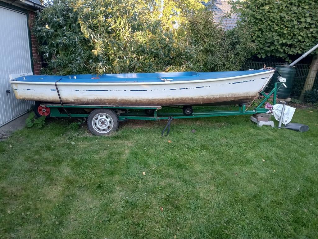 Boot dubbelwandig, Watersport en Boten, Kano's, Ophalen, Gebruikt, Overige typen, Met peddels