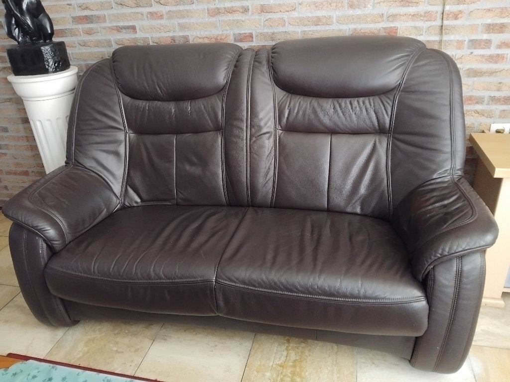 Tweezits bank, Ophalen, Gebruikt, 150 tot 200 cm, Tweepersoons
