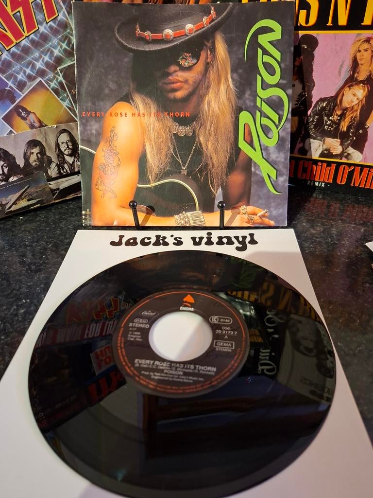 Poison - Every Rose Has Its Thorn 7 inch single 1988, Ophalen of Verzenden, Zo goed als nieuw, 12 inch, Poprock
