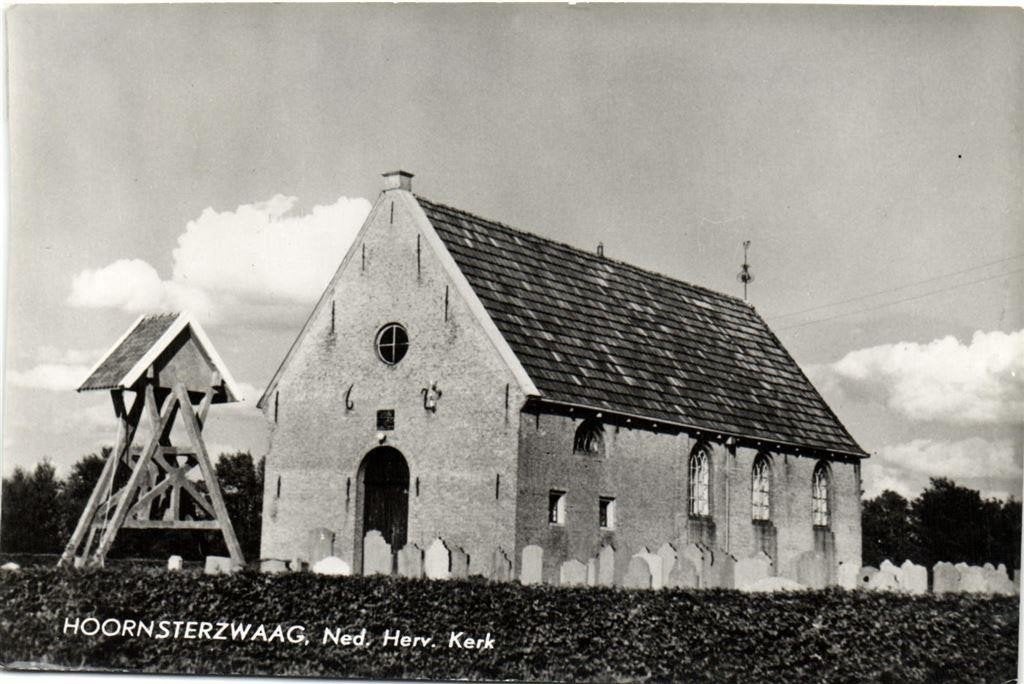Hoornsterzwaag, Ned. Herv. Kerk - klokkentoren - ongelopen, Ophalen of Verzenden, 1960 tot 1980, Ongelopen, Noord-Brabant