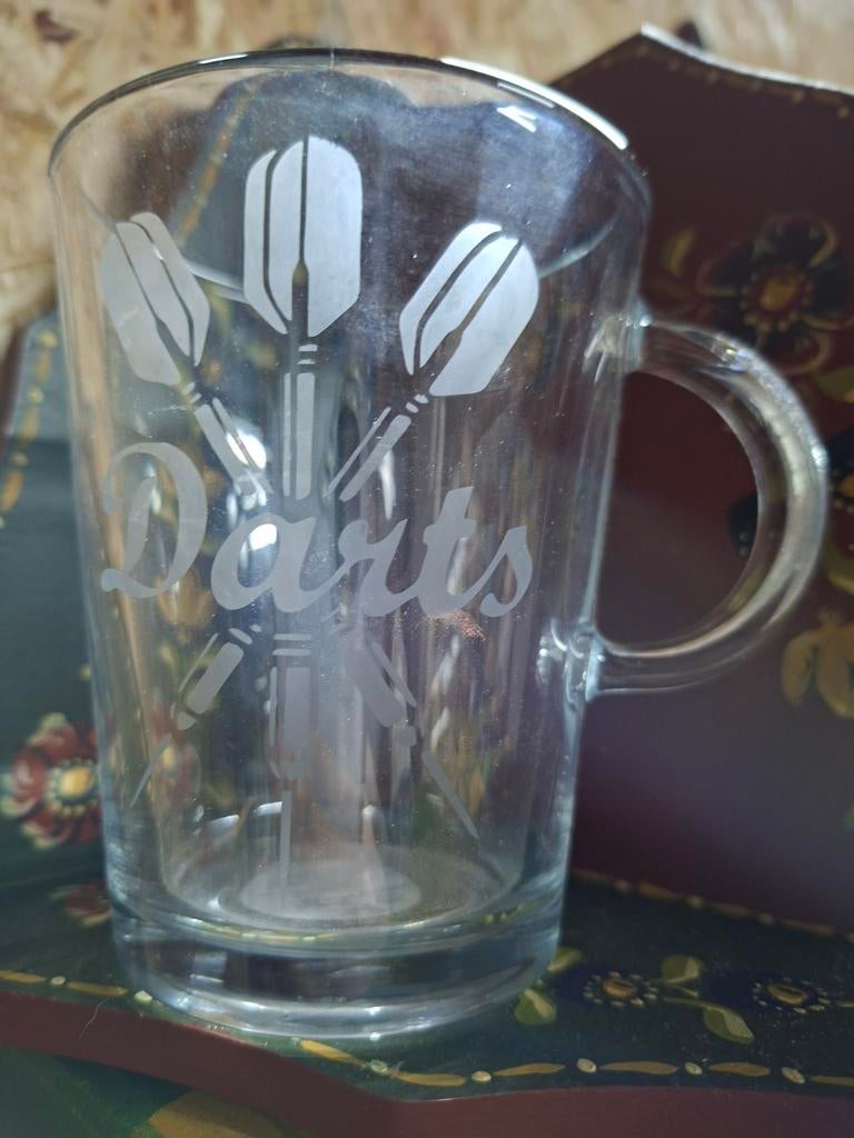Nieuw glas Darts ,darten, Overige typen, Nieuw, Ophalen of Verzenden, Nvt