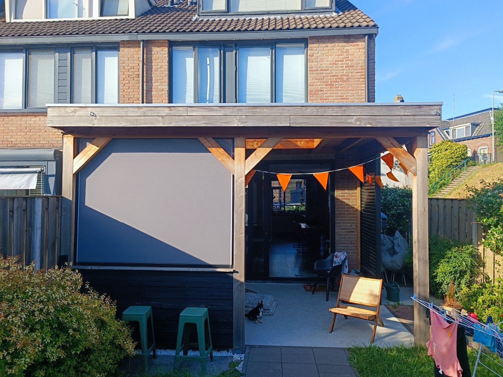Te koop: Douglas Ancona overkapping met Lumi Opal lichtstraa, Ophalen, Veranda