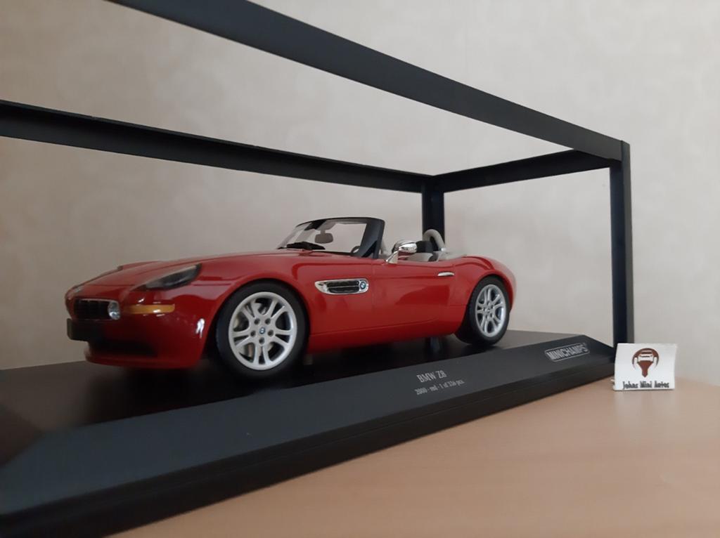 BMW Z8 Roadster uit 2000 in Rood van Minichamps 1:18, Hobby en Vrije tijd, Modelauto's | 1:18, Minichamps, Auto, Nieuw, Ophalen of Verzenden