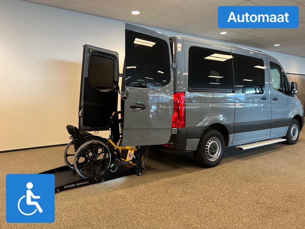Mercedes Sprinter L1H1 Rolstoelbus Rolstoel zelfrijder, Auto's, 12 maanden, Stof, Gebruikt, Zwart