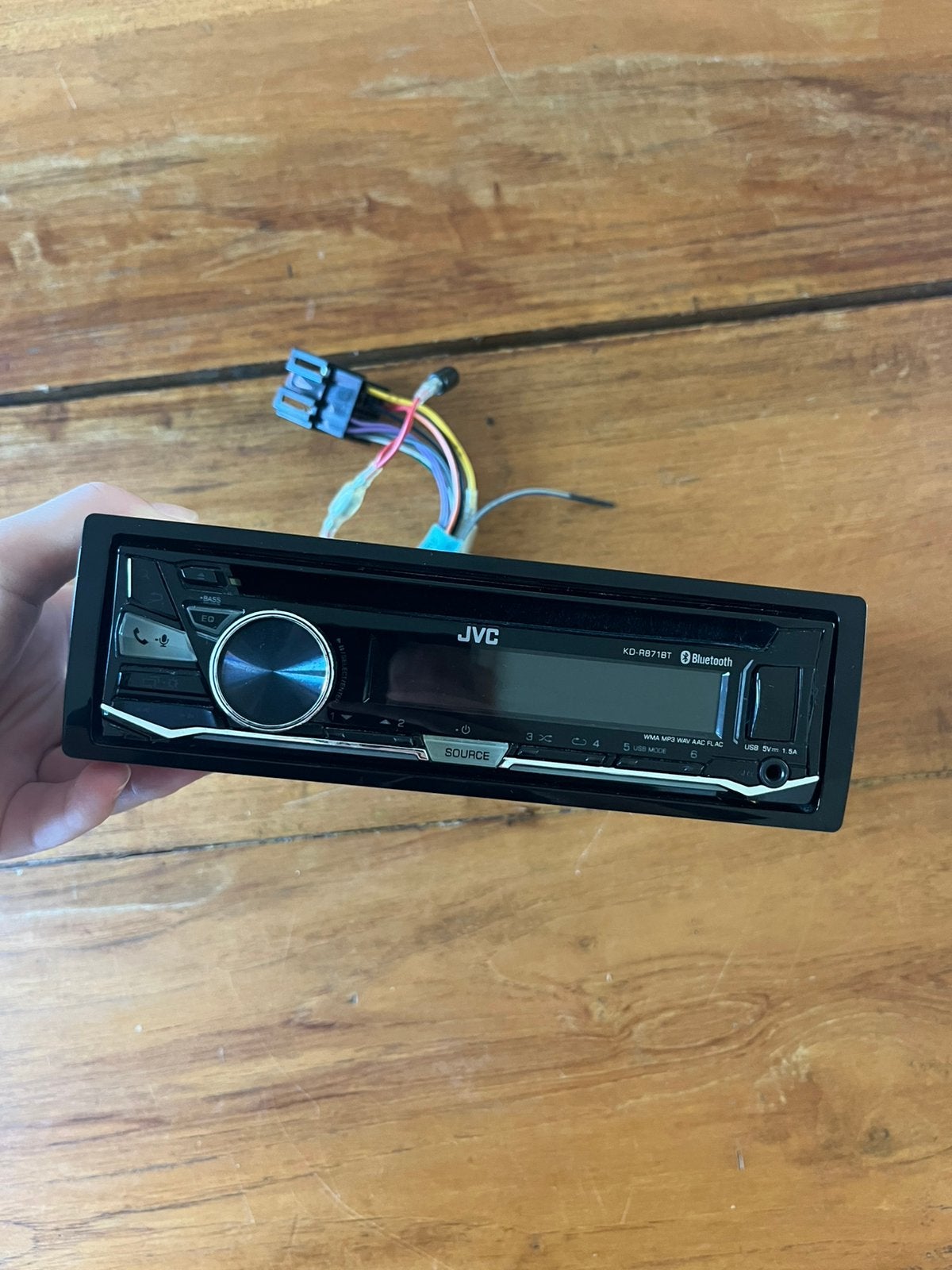 Autoradio JVC met bluetooth, Ophalen, Gebruikt