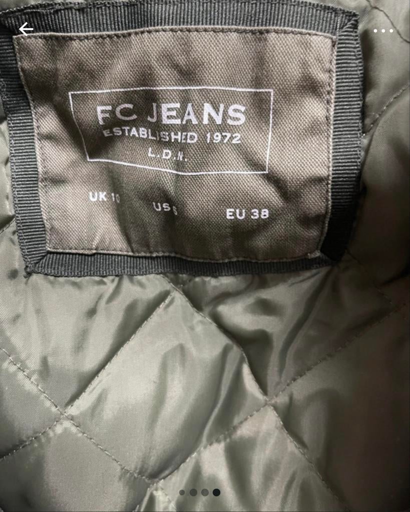 French Connection Bodywarmer met Bontkraag - Maat 36/38, Kleding | Dames, Ophalen of Verzenden, Gedragen, Maat 38/40 (M), Groen
