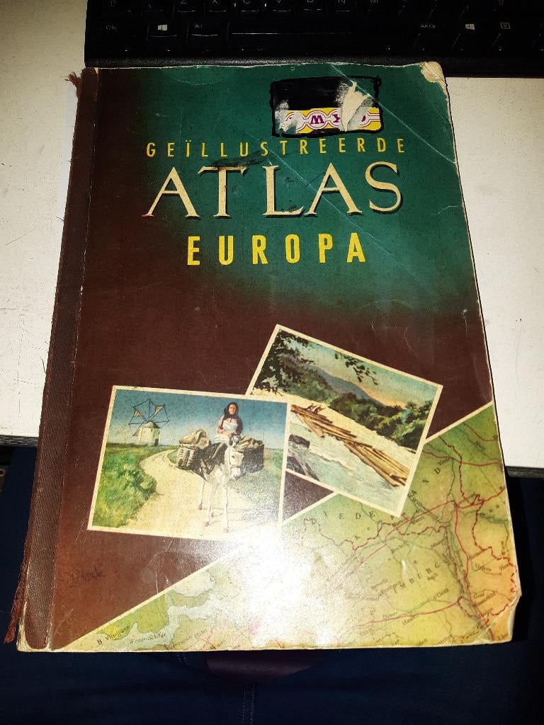 Planta plaatjesboek 1954 Atlas Europa (Z200-168), Boeken, Ophalen of Verzenden, Gelezen
