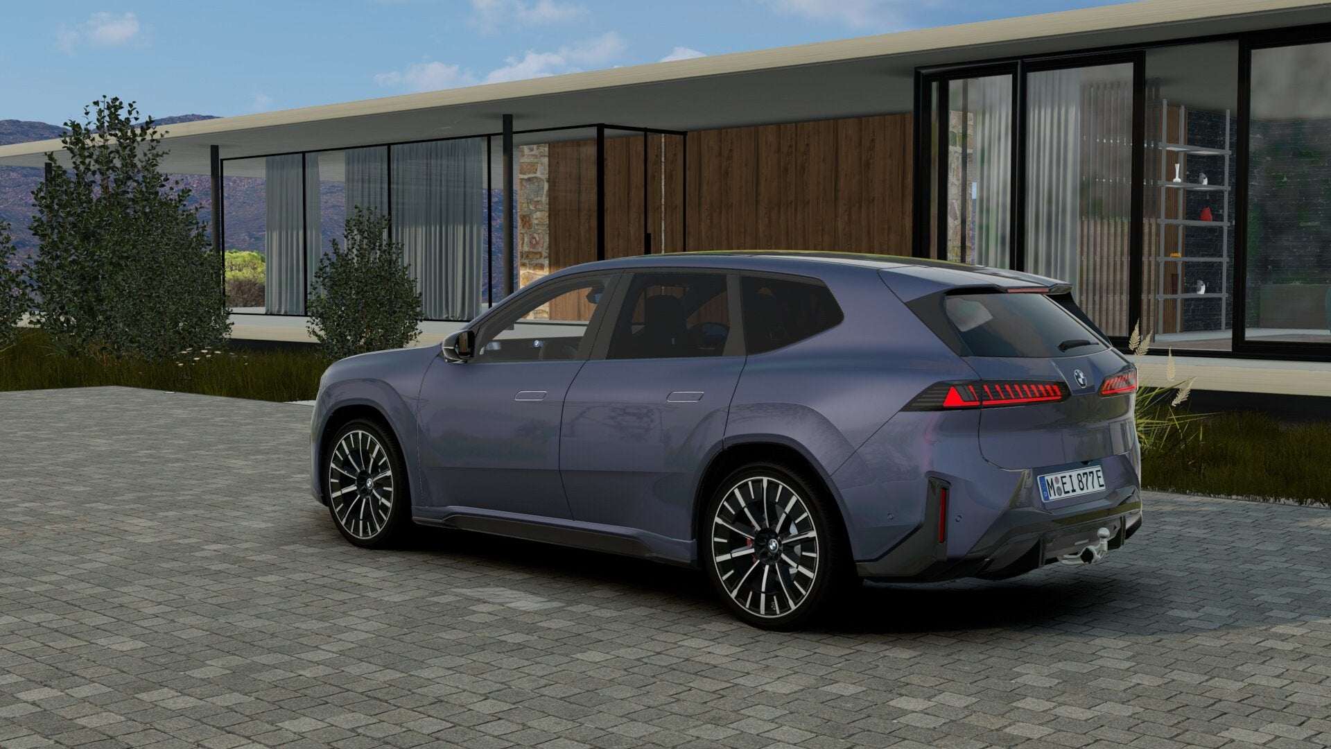 BMW iX3 40 eDrive M Sport / Panoramadak / Trekhaak / M Sport, Auto's, Automaat, Dealer onderhouden, Achterwielaandrijving, Zwart